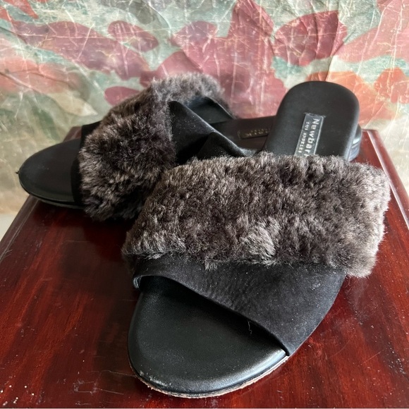 New Bark Yasmin Flat Shearling Slides size 11 - Picture 6 of 6